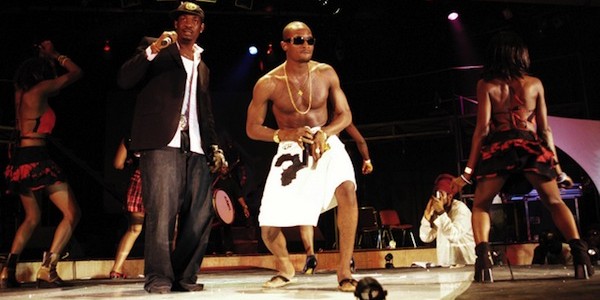 D'banj and Don Jazzy performing at The Hip-Hop World Awards 2005. Photo: Artistnaijafile