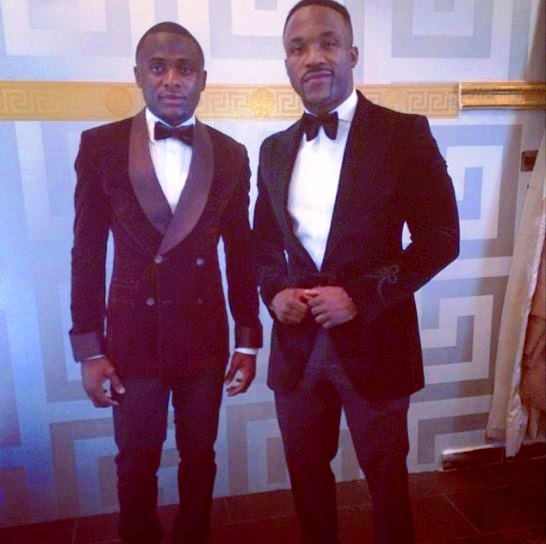 Iyanya and manager Ubi Franklin
