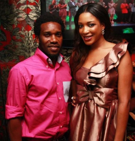 Jay Jay - Okocha - and - wife - Nkechi Photo-berrykissinspires