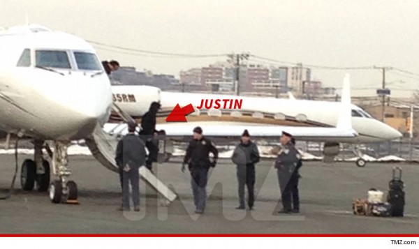 Justin Bieber plane