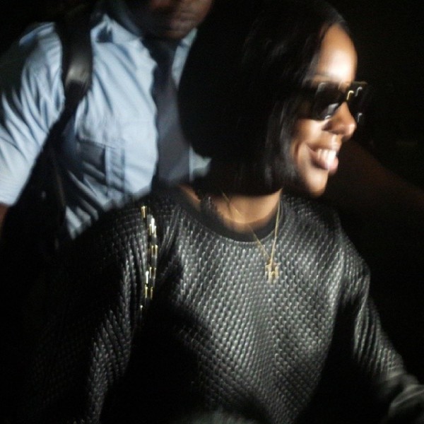 Kelly Rowland at the Murtala Mohammed International Airport, Lagos. Photo: Instagram Kelly Rowland at the Murtala Mohammed International Airport