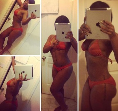 Moet shows off her upper-hip tattoo|| Photo: Instagram
