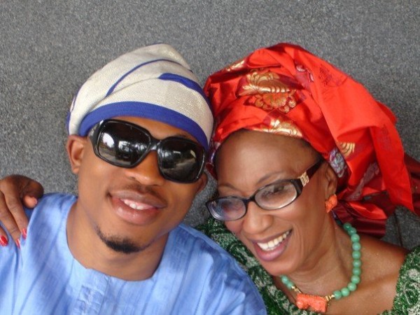 Naeto C and mother Kema Chikwe. Photo: Facebook