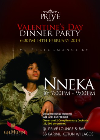 Nneka live @ Prive Restaurant