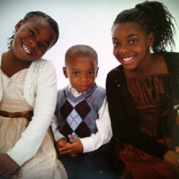 Okey Bakassi's three children