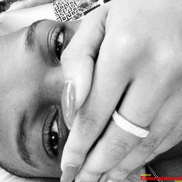 Wizkid and Tania Omotayo. copy