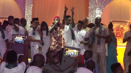 At the Paul Okoye and Anita Isama marriage, a chunk of the attending musicians would mount the stage to perform their songs. ||Photo: Kolapo Olapoju