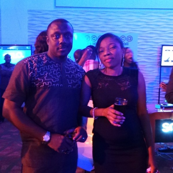 Femi Brainard and wife Uche Femi Brainard and wife Uche