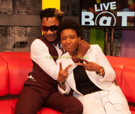 Weird MC and Awilo Logomba at Live @ Battersea studio in VOX TV Africa