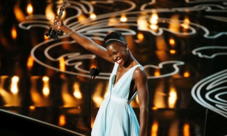 Lupita Nyong'o ecstatic to win the supporting actress category at the 86th Academy awards