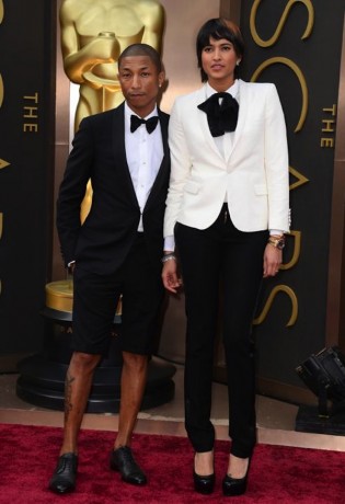 Pharrell Williams and wife, Helen Lasichanh