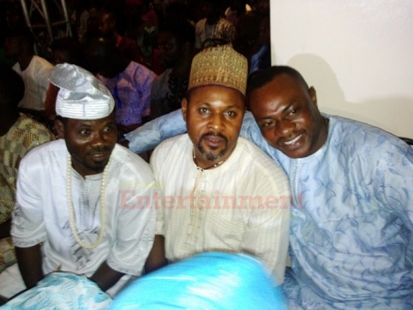 Saheed Balogun was spotted with Odunlade Adekola right before angrily walking out of the awards ceremony. Photo: Olamide Jasanya
