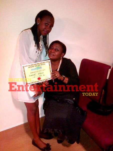 Fakemi and her mother The late Femi Segun with daughters Rolari and Fakemi (2)