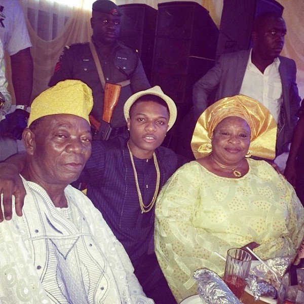 Wizkid and his parents