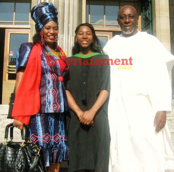 Yeni Kuti with former husband Femi Segun and their daughter Rolari Segun copy