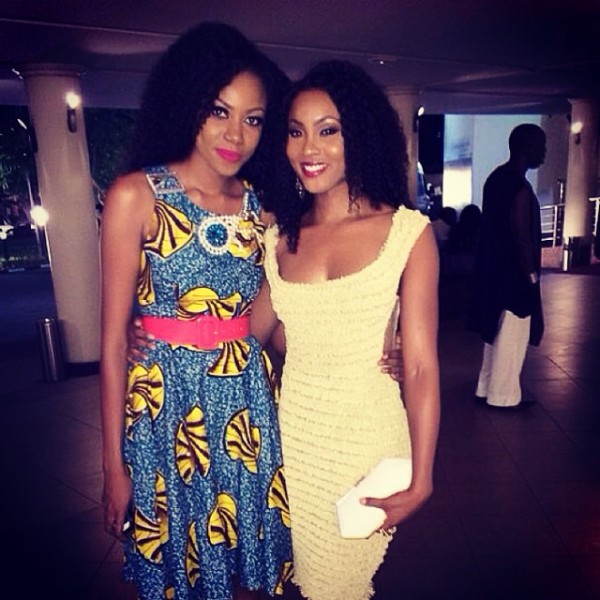Yvonne Nelson and Osas Ighodaro Yvonne Nelson and Osas Ighodaro