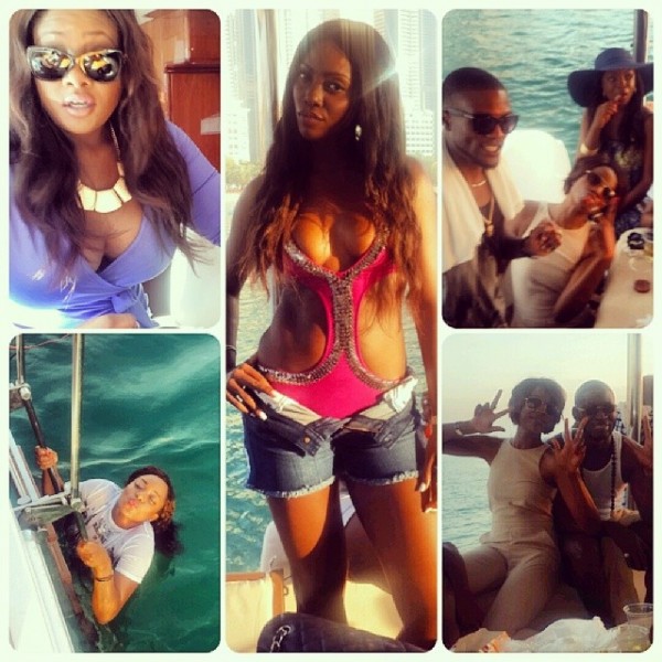 A collage of Toolz, Tiwa Savage, Seyi Shay, Tee Billz and others