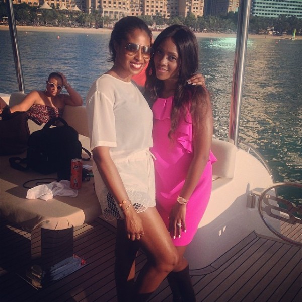 Bridget Awosika and Tiwa Savage