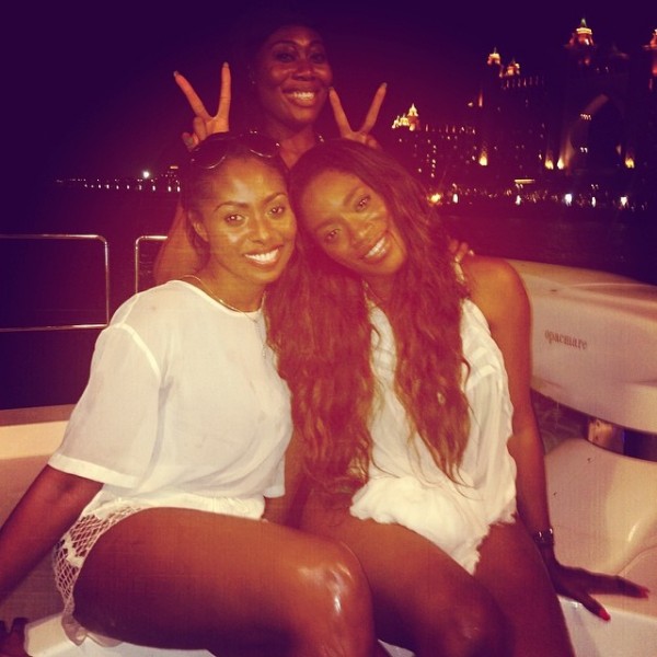 Bridget Awosika with Gbemi Olateru-Olagbegi in the background