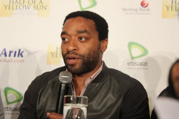 Chiwetel Ejiofor at the press briefing Photo: Y! Naija