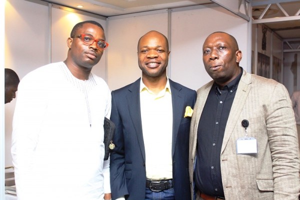 NECLive 2014 - Kingsley James, Kelvin Orifa and conference project director Omololu Durojaiye