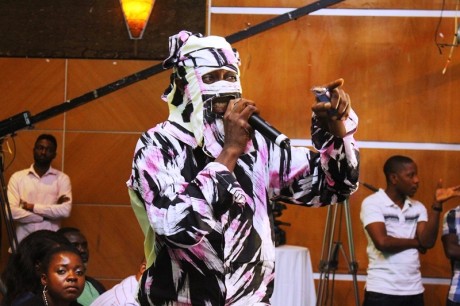 NECLive 2014 - Lagbaja passing his point across