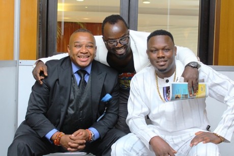 Abinibi with Olisa Adibua and Dr Sid at NECLive 2014. Photo: Filed