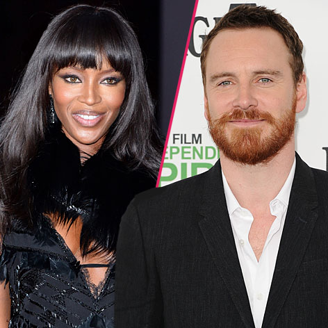 Naomi Campbell and Michael Fassbender. Photo - radaronline