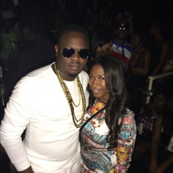 Dr SID and fiance Simi Osomo Nigerian celebs party in Dubai ahead of Tiwa Savage's wedding - Dr SID and fiance Simi Osomo