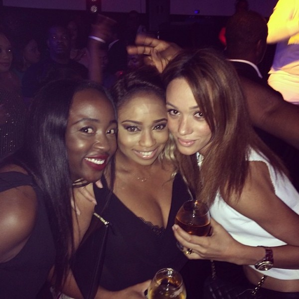 Eku Edewor Nigerian celebs party in Dubai ahead of Tiwa Savage's wedding - Eku Edewor