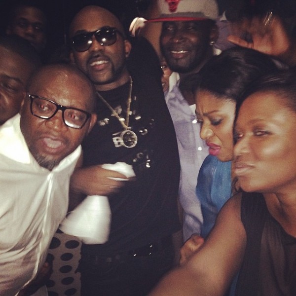 Paul Okoye, Banky W, Tee Billz, Lami Philips Nigerian celebs party in Dubai ahead of Tiwa Savage's wedding - Paul Okoye, Banky W, Tee Billz, Lami Philips