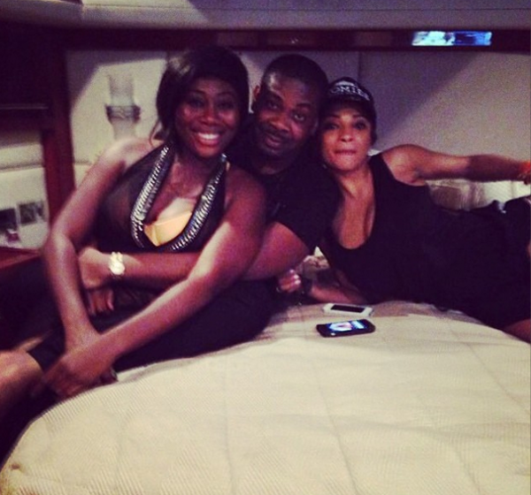 PHOTOS - Tiwa Savage, Tee Billz, Don Jazzy, Toolz, Gbemi, Toke Makinwa go on boat cruise