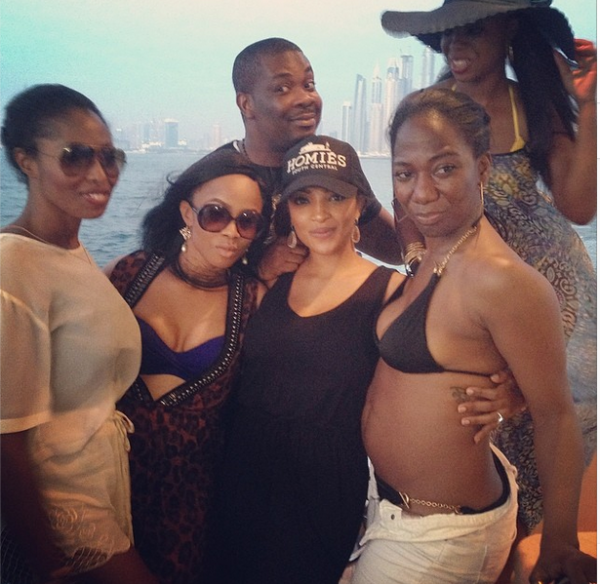 PHOTOS - Tiwa Savage, Tee Billz, Don Jazzy, Toolz, Gbemi, Toke Makinwa go on boat cruise…