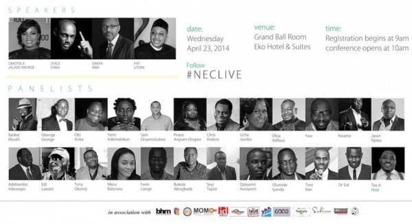 Speakers and Panellists at Nigerian Entertainment Conference 2014