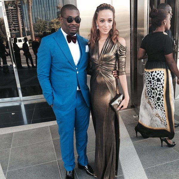 Tiwa Savage weds Tee Billz in Dubai - Don Jazzy and Eku Edewor