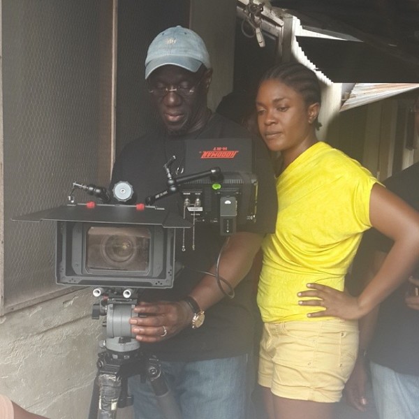 Omoni Oboli directing her movie Photo: Instagram