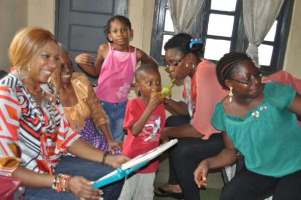 Regina Askia and some family members
