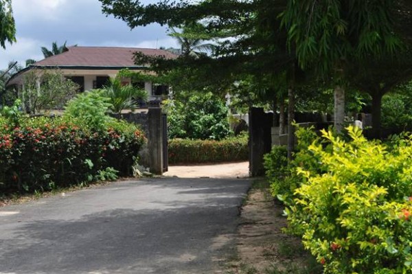 Front of the house i
