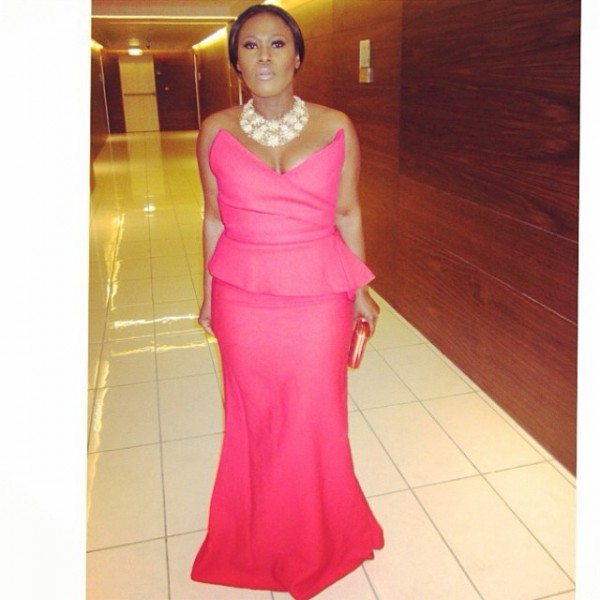 (Uche Jombo responds to Kunle Afolyan. Photo: Filed)