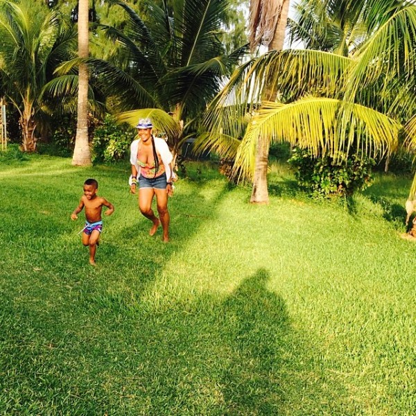 Angela Okorie and son go on holiday (4)