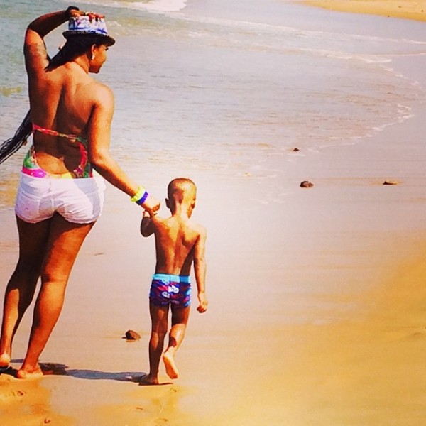 Angela Okorie and son go on holiday (7)