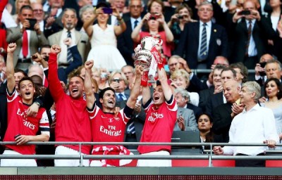 Arsenal FC crowned 2014 FA Cup champions. Photo: Getty Images