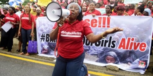 #BringBackOurGirls Patience Ozokwor, Mecry Aigbe, other hold protest in Lagos (1)