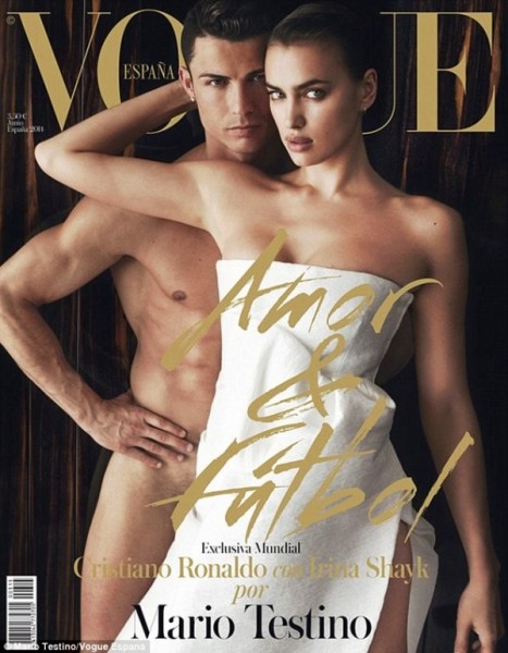 Cristiano Ronaldo and Irina Shayk cover Vogue magazine