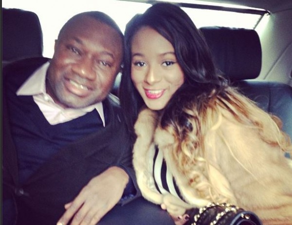 Femi Otedola and daughter DJ Cuppy