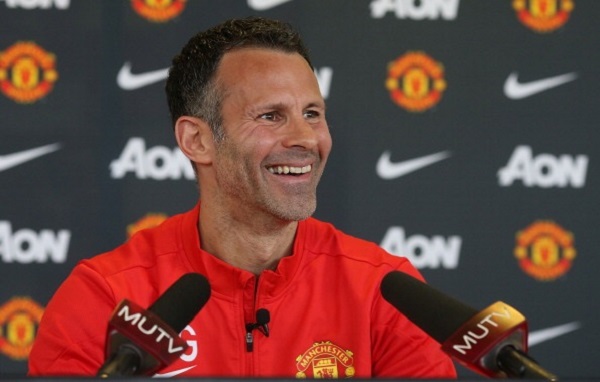 Giggs face the press for the first time as interim manager