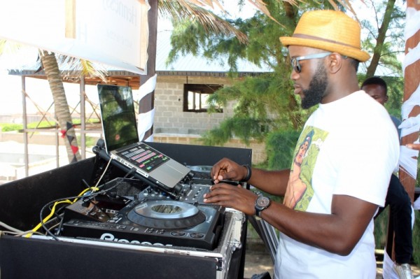 Hennessy Beach Party - DJ Obi supplying music