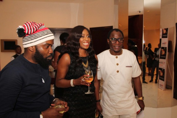 L- R Noble Igwe, Mo Abudu & Mr Oni