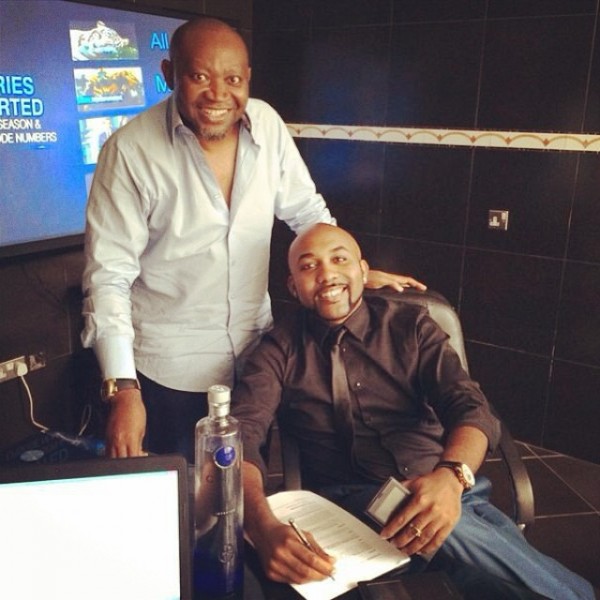 MTN ambassadors sign contracts - Banky W, Paul Okoye