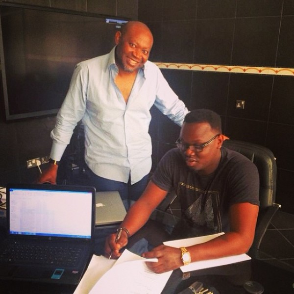MTN ambassadors sign contracts - Dr SID, Paul Okoye